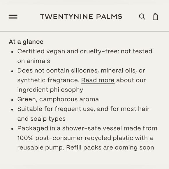 29 Palms | Desert Tumbleweed Shampoo - Picture 5 of 10